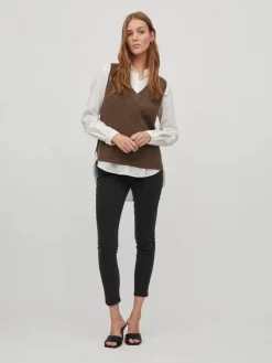 Vila Fijngebreide Truien Trui Dames Bruin 13 Vila Fijngebreide Truien Trui Dames Bruin -Vila da4e12a36c9f35320870d998dd52413f scaled