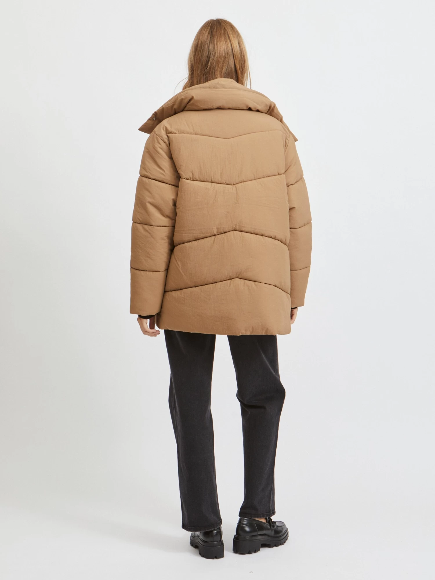 Vila Tussenjassen Tussenjas Louisa Dames Lichtbruin 5 Vila Tussenjassen Tussenjas Louisa Dames Lichtbruin - Afbeelding 5