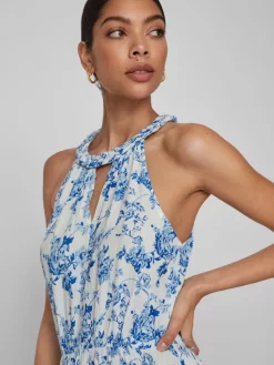 Vila Maxi Jurken Jurk Dames Blauw / Wit 12 Vila Maxi Jurken Jurk Dames Blauw / Wit -Vila dab5ea13977d8c240d692efad558e5b6 scaled