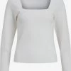 Vila Basic Truien Trui Elli Dames Wit