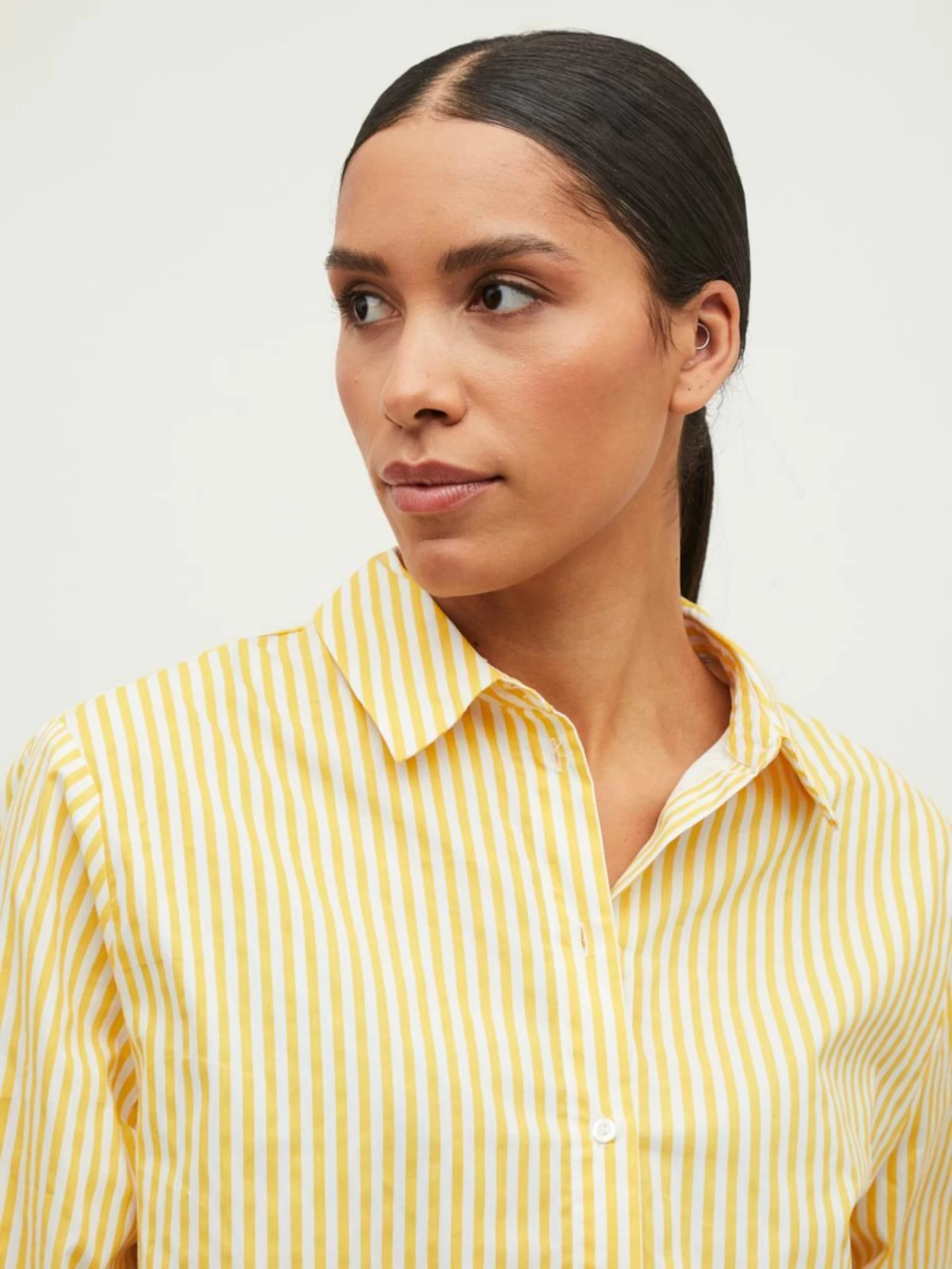 Vila Overhemden Blouse Nicoline Dames Geel 6 Vila Overhemden Blouse Nicoline Dames Geel - Afbeelding 6