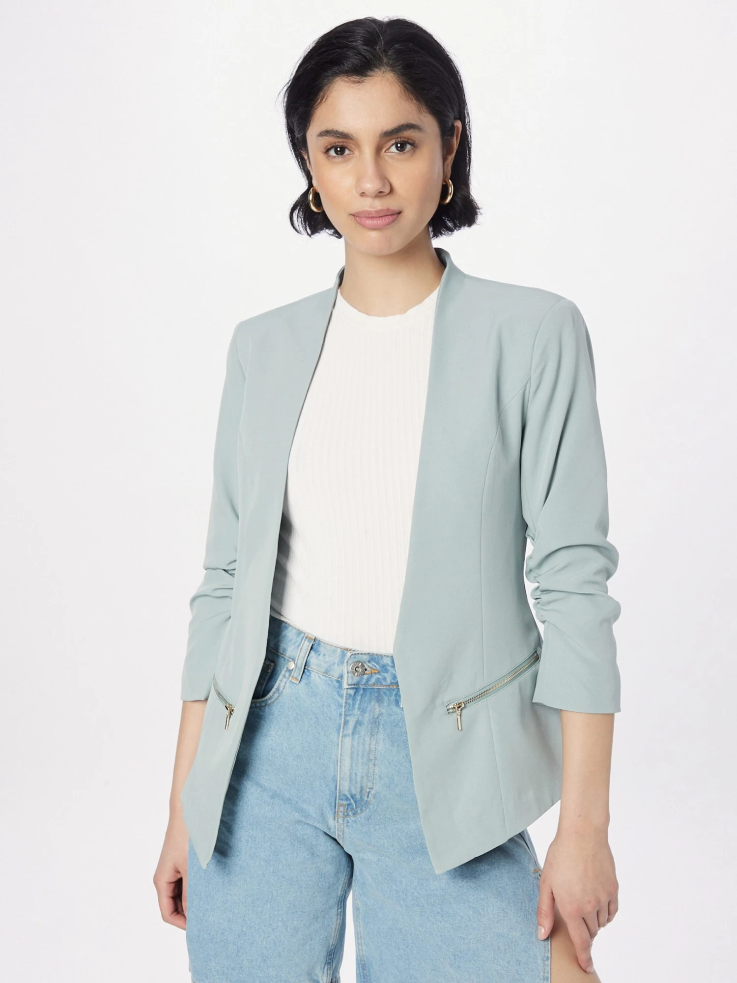 Vila Klassieke Blazers Blazers Joy Dames Pastelgroen 2 Vila Klassieke Blazers Blazers Joy Dames Pastelgroen - Afbeelding 2