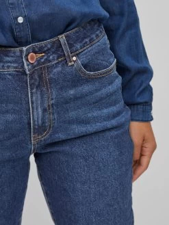 Vila Jeans Bootcut Jeans Dames Donkerblauw -Vila dd71263e82d82880b2b6afaf96bd48b3
