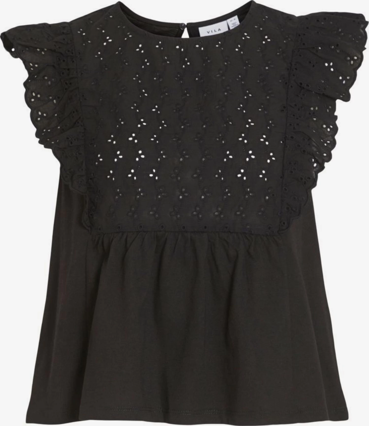 Vila Blouse Tops Blouse Dames Zwart 1 Vila Blouse Tops Blouse Dames Zwart