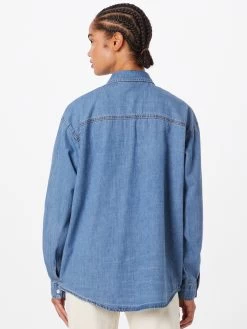 Vila Spijkerblouses Blouse Ninas Dames Blauw -Vila dfb4e723e7e6bb461e462a800e4123c0