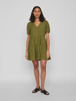 Vila Mini Jurken Jurk Prisilla Dames Riet -Vila e00e9ac124c69f6606d0a815db18f5d0