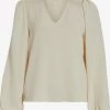 Vila Kanten Blouses Medium Support Blouse SURASHIL Dames Beige