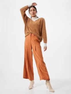 Vila Pantalons Wide Leg Broek Janine Dames Oranje -Vila e121f35b6ad41bd1a96a4e2545b75517
