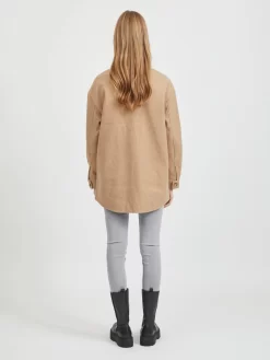 Vila Tussenjassen Tussenjas Kimmi Dames Lichtbruin -Vila e16289ad0aafb1de1ab98eca6c7d2844 scaled