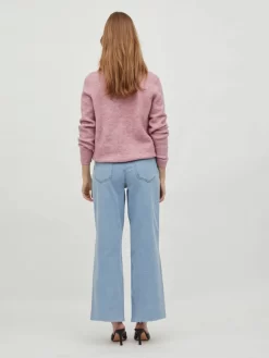 Vila Fijngebreide Truien Trui Dames Pink -Vila e18d211cd9a2dc39e7a21afc8340b231 scaled