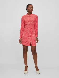 Blousejurken Blousejurk Paya Dames Rood 12 Blousejurken Blousejurk Paya Dames Rood -Vila e2534e548774b3bf430677df6388b430 scaled