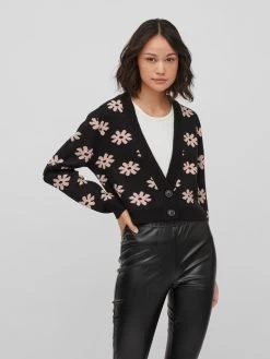 Vesten Gebreid Vest SAINT Dames Zwart -Vila e3a918afcf87737e29cb331d549808de