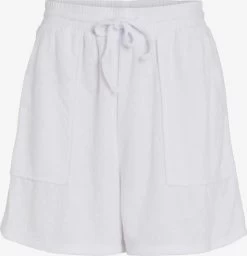 Vila Shorts Loosefit Broek Lule Dames Wit