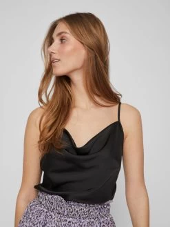 Spaghetti Tops Top Dames Zwart -Vila e3f47768661d41fa5105ba01fdb240e8