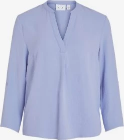 Vila Blouses Met Korte Mouw Blouse Dames Blauw