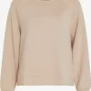 Vila Sweatshirts Sweatshirt Dames Beige