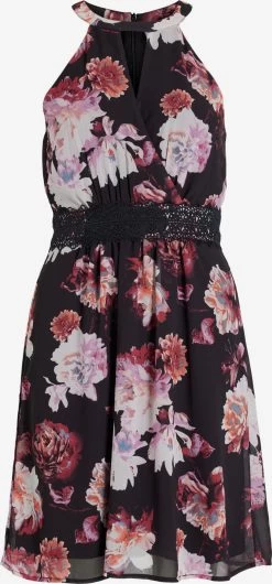 Vila Cocktailjurken Cocktailjurk MILINA Dames Zwart