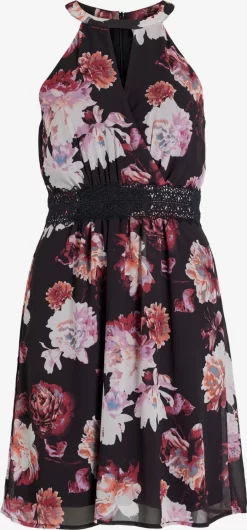 Vila Cocktailjurken Cocktailjurk MILINA Dames Zwart