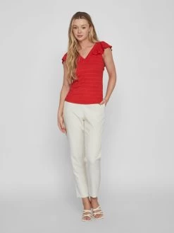 Vila Uitgaanstops Top Dames Rood 9 Vila Uitgaanstops Top Dames Rood -Vila e4c417d7dfe878f32447d9a4370cf151