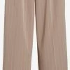 Vila Bandplooibroeken Wide Leg Bandplooibroek Darka Dames Crème / Chamois