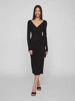 Vila Gebreide Jurken Gebreide Jurk COMFY Dames Zwart 11 Vila Gebreide Jurken Gebreide Jurk COMFY Dames Zwart -Vila e4f98650d21a87b16dddb46a16cfc468 scaled