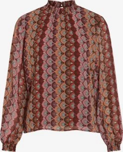 Vila Blouseshirts Blouse Josefina Dames Wijnrood
