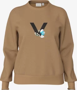 Vila Sweatshirts Sweatshirt Smurfy Dames Pueblo