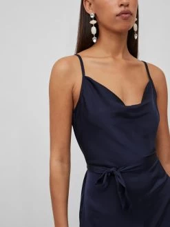 Vila Lange Jumpsuits Jumpsuit Dames Navy -Vila e609a04e1f7e610a103d3dc2accfa2c4