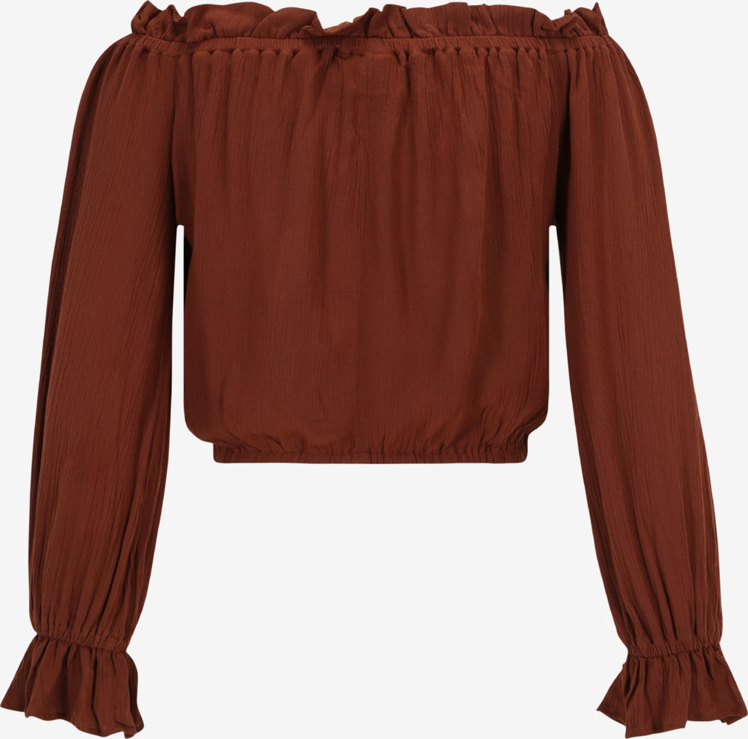 Vila Longsleeves Shirt Dames Bruin 2 Vila Longsleeves Shirt Dames Bruin - Afbeelding 2