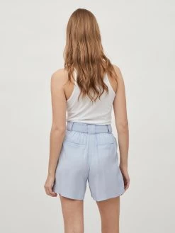 Vila Shorts Regular Bandplooibroek Pauline Dames Lichtblauw 9 Vila Shorts Regular Bandplooibroek Pauline Dames Lichtblauw -Vila e737d20afc051f45fb1d42c8c441ef3c