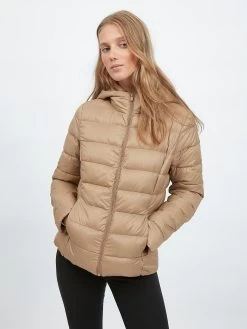 Vila Winterjassen Winterjas Manya Dames Beige -Vila e7568fb043de1b74238614a3fde9d653