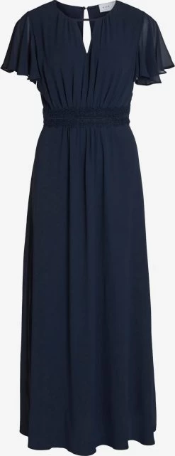 Vila Maxi Jurken Jurk Milina Dames Navy