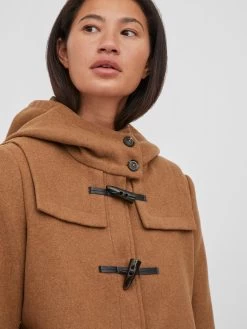 Vila Korte Mantels Tussenmantel Mamrie Dames Bruin -Vila e93c88e6660416d2d8935a4e13dceefc