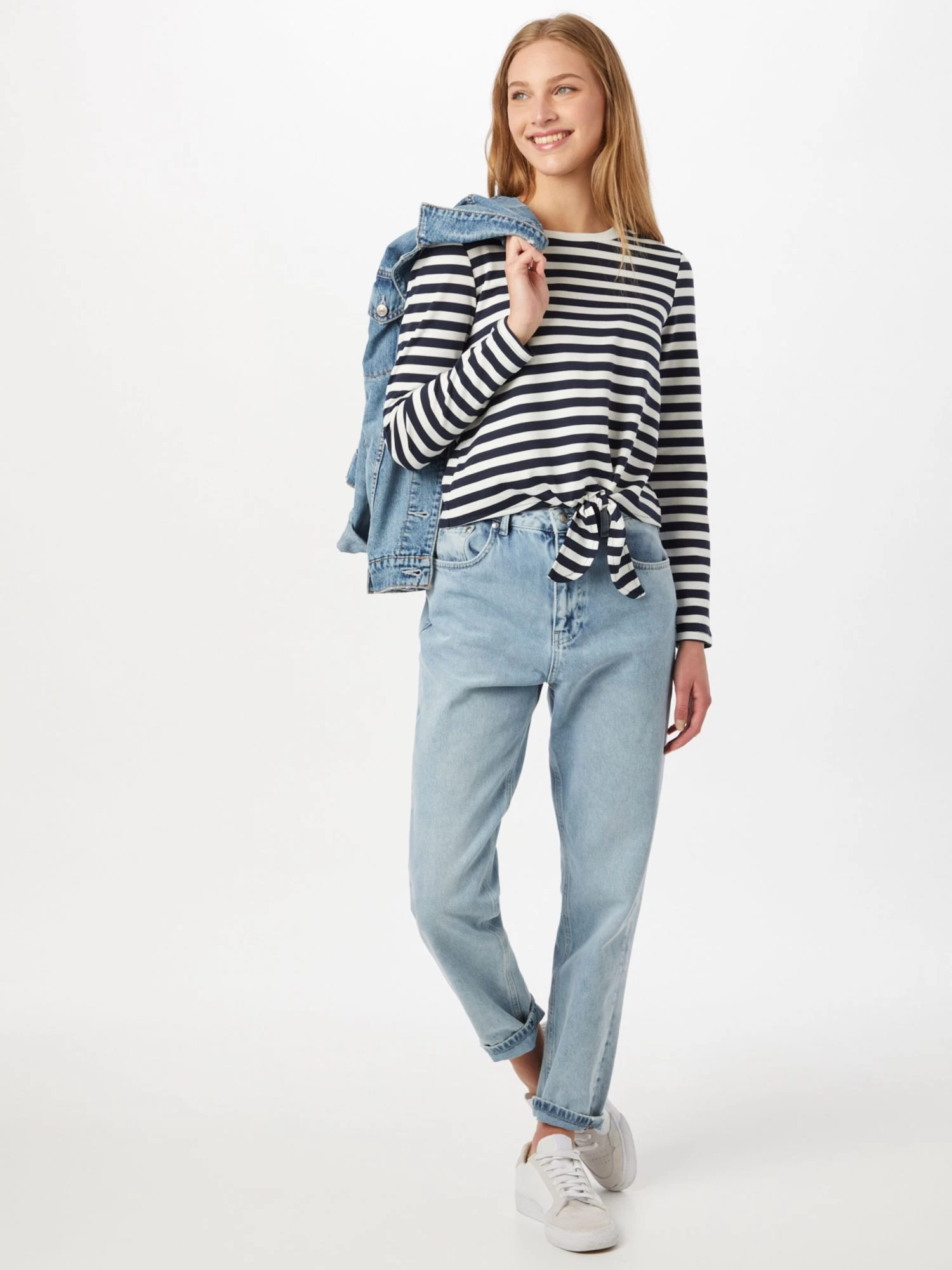 Vila Longsleeves Shirt Tinny Dames Navy 5 Vila Longsleeves Shirt Tinny Dames Navy - Afbeelding 5