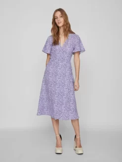 Vila Midi Jurken Jurk Dames Lila / Lichtlila 9 Vila Midi Jurken Jurk Dames Lila / Lichtlila -Vila e9bb7e73b9da222623d181dc98413b7d scaled