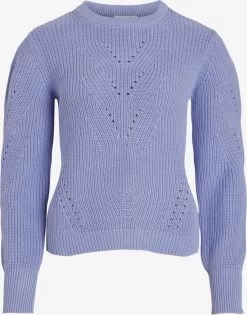 Vila Fijngebreide Truien Trui Dames Lichtlila