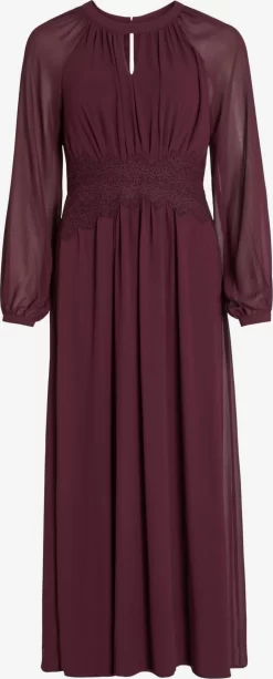 Vila Avondjurken Avondjurk Milina Dames Bordeaux