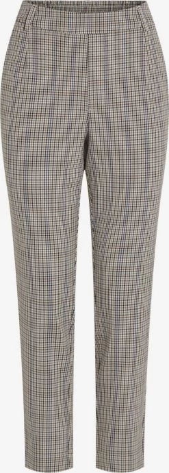 Vila Pantalons Slimfit Broek Dames Bruin