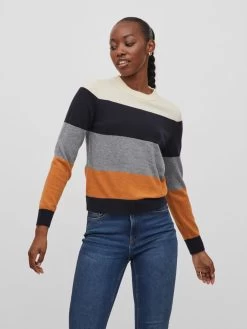 Fijngebreide Truien Trui Dames Gemengde Kleuren -Vila ea3b153577614656d370e2a23c59b945
