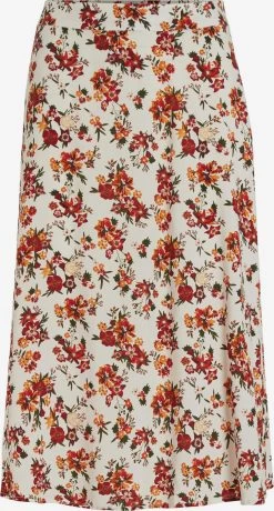 Vila Midi Rokken Rok LISE Dames Ivoor