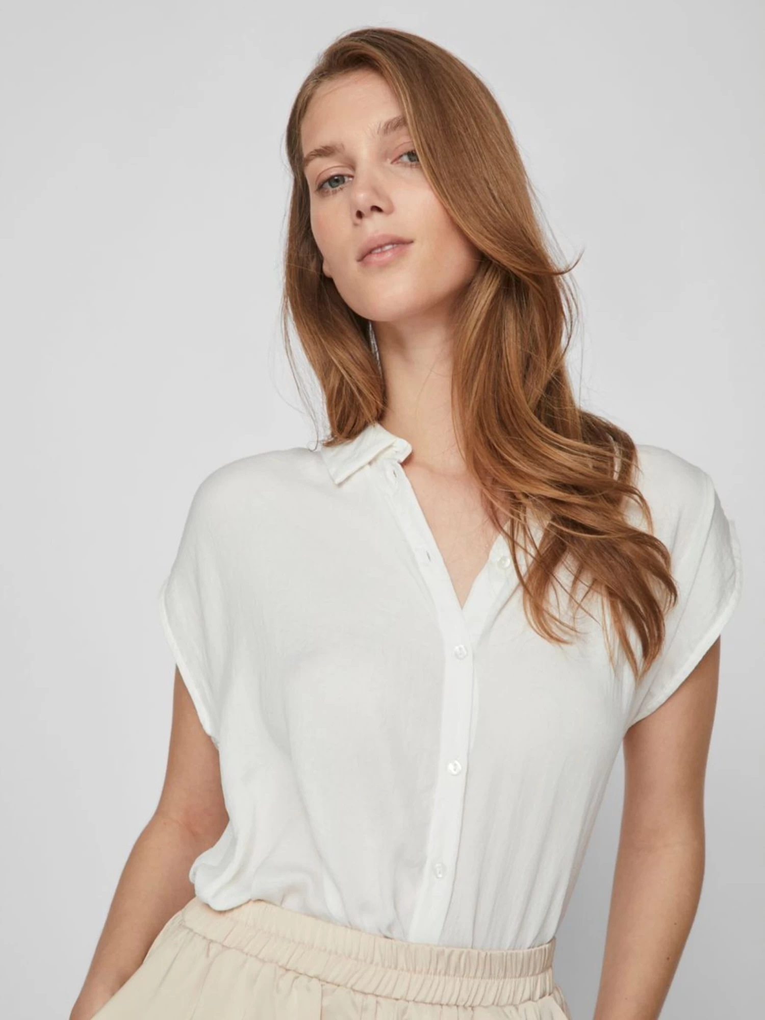 Vila Blouse Tops Blouse Dames Wit 6 Vila Blouse Tops Blouse Dames Wit - Afbeelding 6