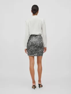 Vila Mini Rokken Rok Vavi Dames Zwart -Vila ec40684a5e5e75462dabe4f3620e0619 scaled