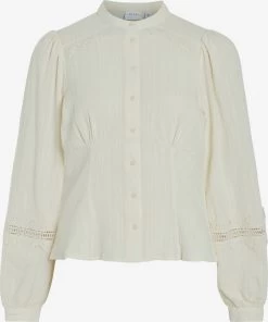 Vila Overhemden Blouse Clio Dames Crème