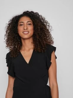 Vila Zomerjurken Zomerjurk Fini Dames Zwart -Vila ec8e3101b450b96bec5902bf768c2e99