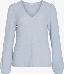 Vila Blouseshirts Blouse Hanan Dames Lichtblauw