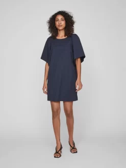 Vila Mini Jurken Jurk Dames Navy 9 Vila Mini Jurken Jurk Dames Navy -Vila ecb7cf6ef9bc90d8fda41aa4beb2bdcb scaled