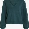Vila Fijngebreide Truien Trui RIL Dames Groen