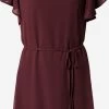 Vila Zomerjurken Zomerjurk SANNE Dames Wijnrood