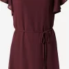 Vila Zomerjurken Zomerjurk SANNE Dames Wijnrood