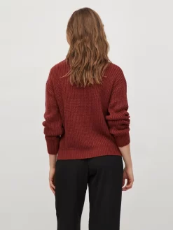 Vila Coltruien Trui Dames Donkerrood 10 Vila Coltruien Trui Dames Donkerrood -Vila eecd7cdefb9ce3071344a317f6c231d3 scaled